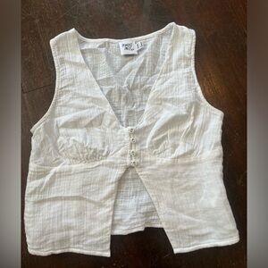 White Princess Polly top